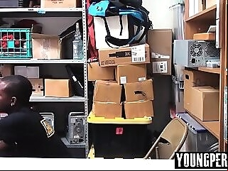 Latino perp gets his virgin ass rammed by black Officer gay  